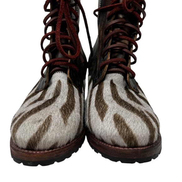 Freebird Multicolor Lace Up Boots - Picture 4 of 9